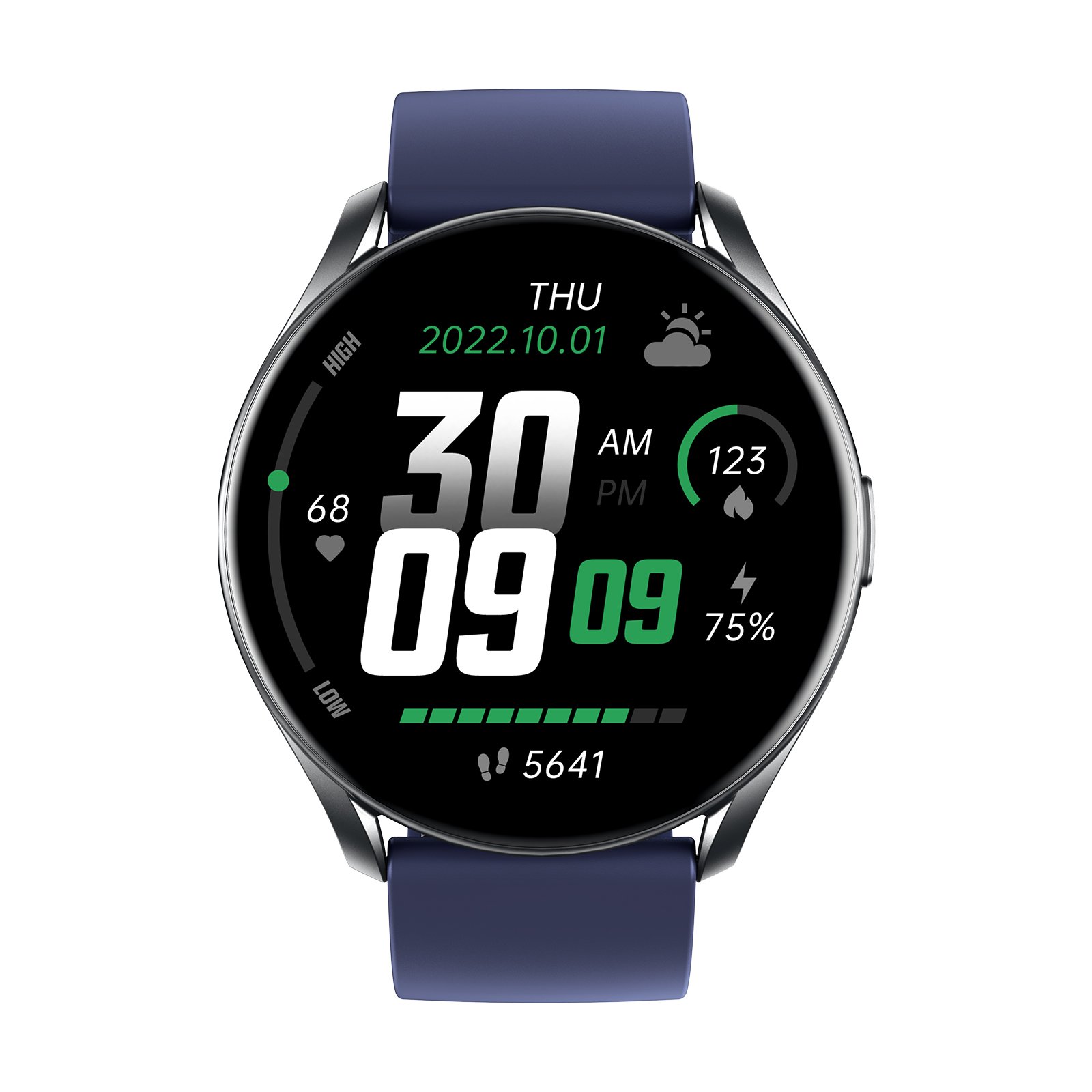 New GTS1 Smart Watches 1.3 Inch Full Touch Screen Blood Pressure Monitoring Smart Call Music Sports Multifunctional SmartWatch