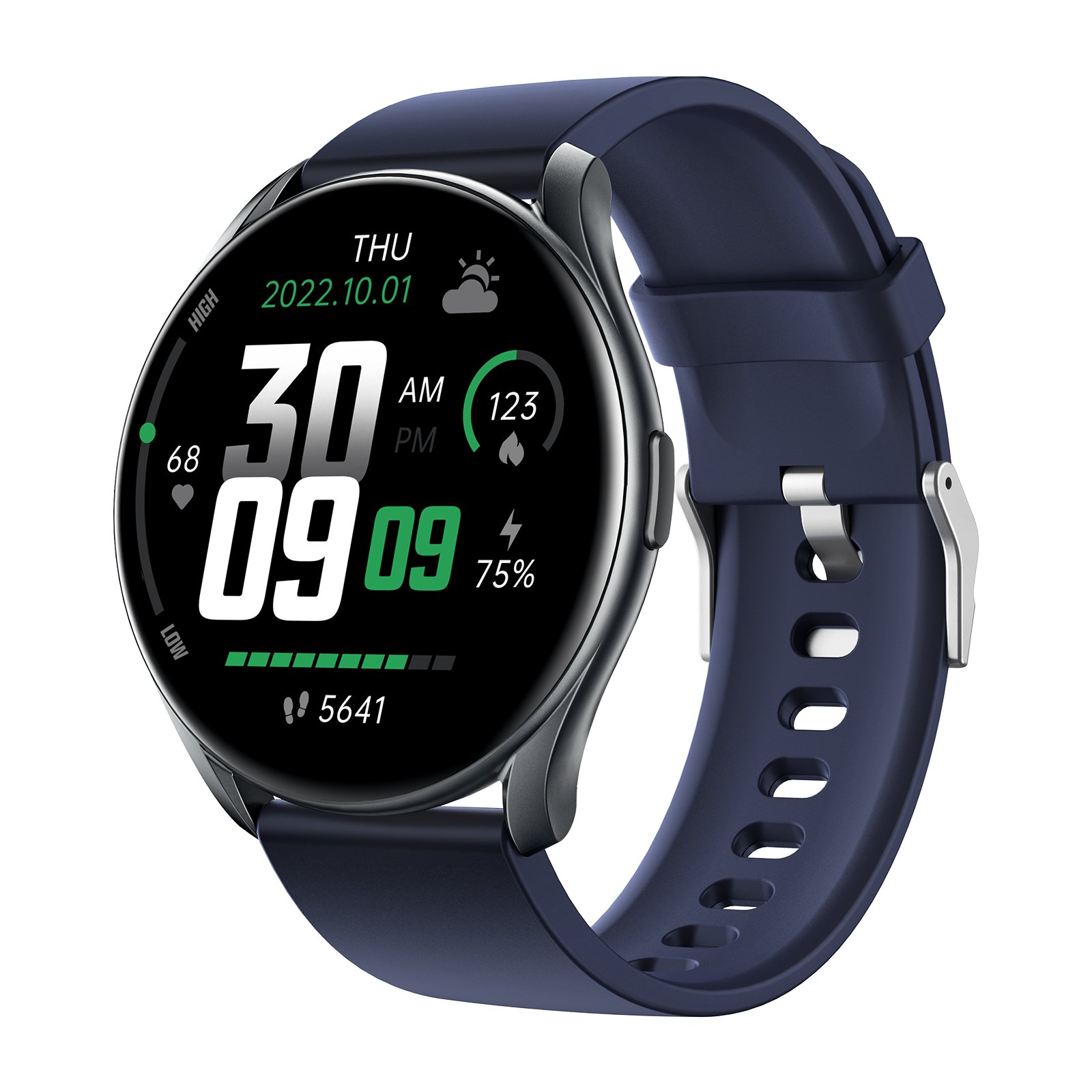 New GTS1 Smart Watches 1.3 Inch Full Touch Screen Blood Pressure Monitoring Smart Call Music Sports Multifunctional SmartWatch
