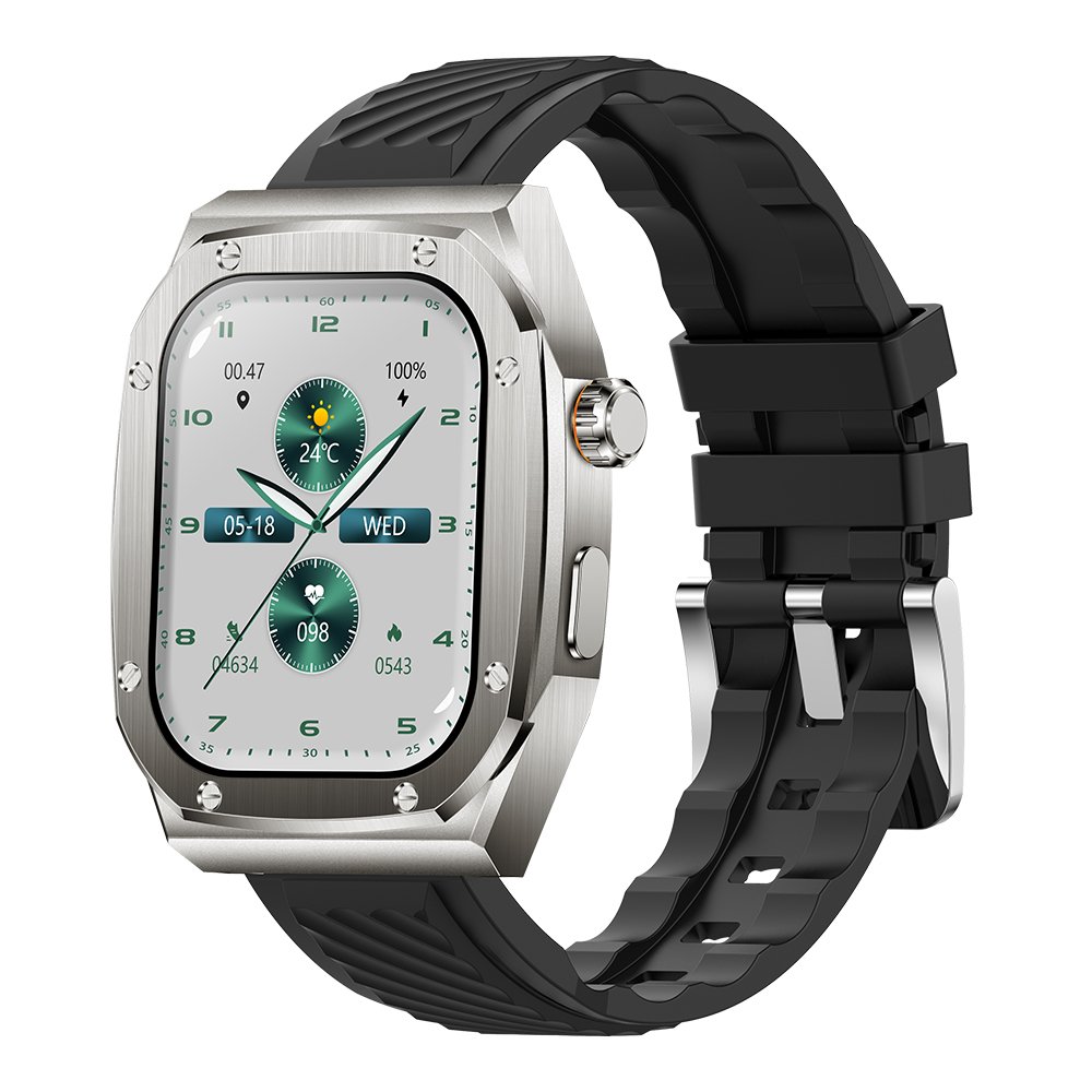 2023 Outdoor Smart Watch for Men BT Call IP68 Waterproof Long stand Sports Smartwatch 460mAh Large Battery
