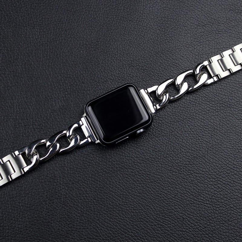 Denim Chain For Apple Watch Serious 7 45mm Band For Gold Apple Watch Band Smart Watch Bands Accessories