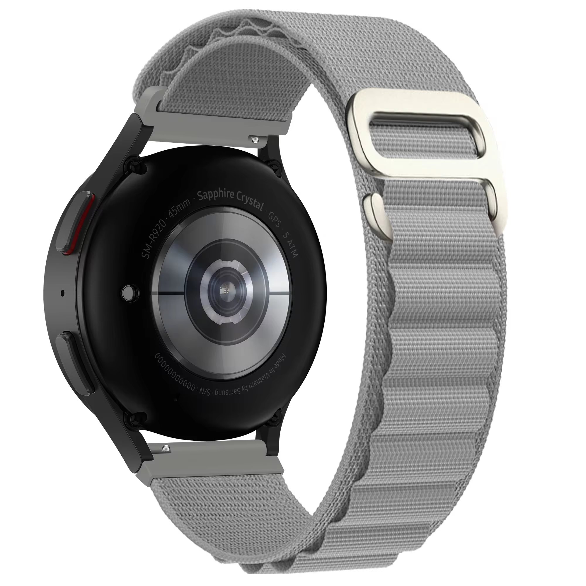 22mm 20mm Woven Fabric Smart Watch Band Alpine Loop Nylon Straps for Samsung Galaxy Watch 6 5 4 3 Huawei GT4 GT3 Smart Watches