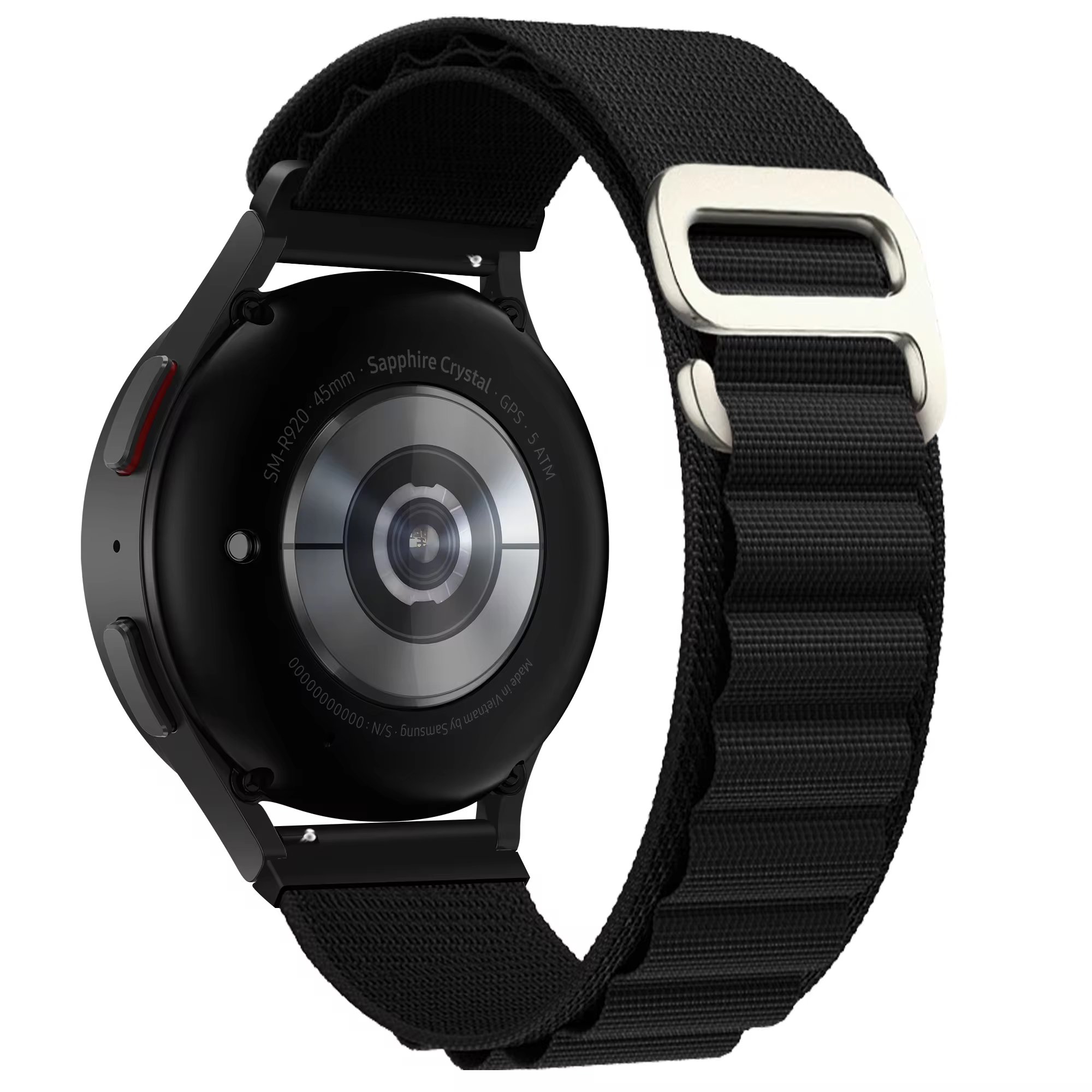22mm 20mm Woven Fabric Smart Watch Band Alpine Loop Nylon Straps for Samsung Galaxy Watch 6 5 4 3 Huawei GT4 GT3 Smart Watches
