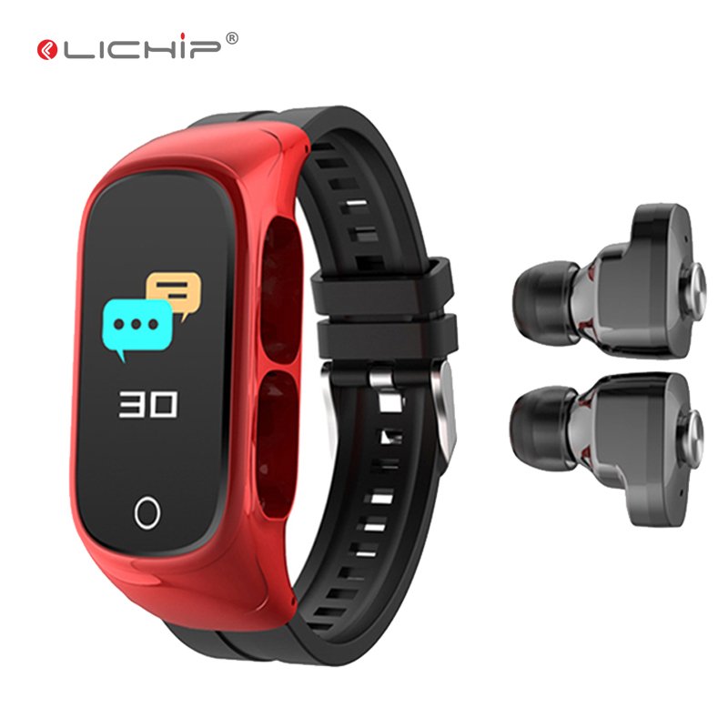 LICHIP L274C earbuds smartwatch earphone noise pro 3 2 in en 1 n8 two in one smart watch with earbuds earphone