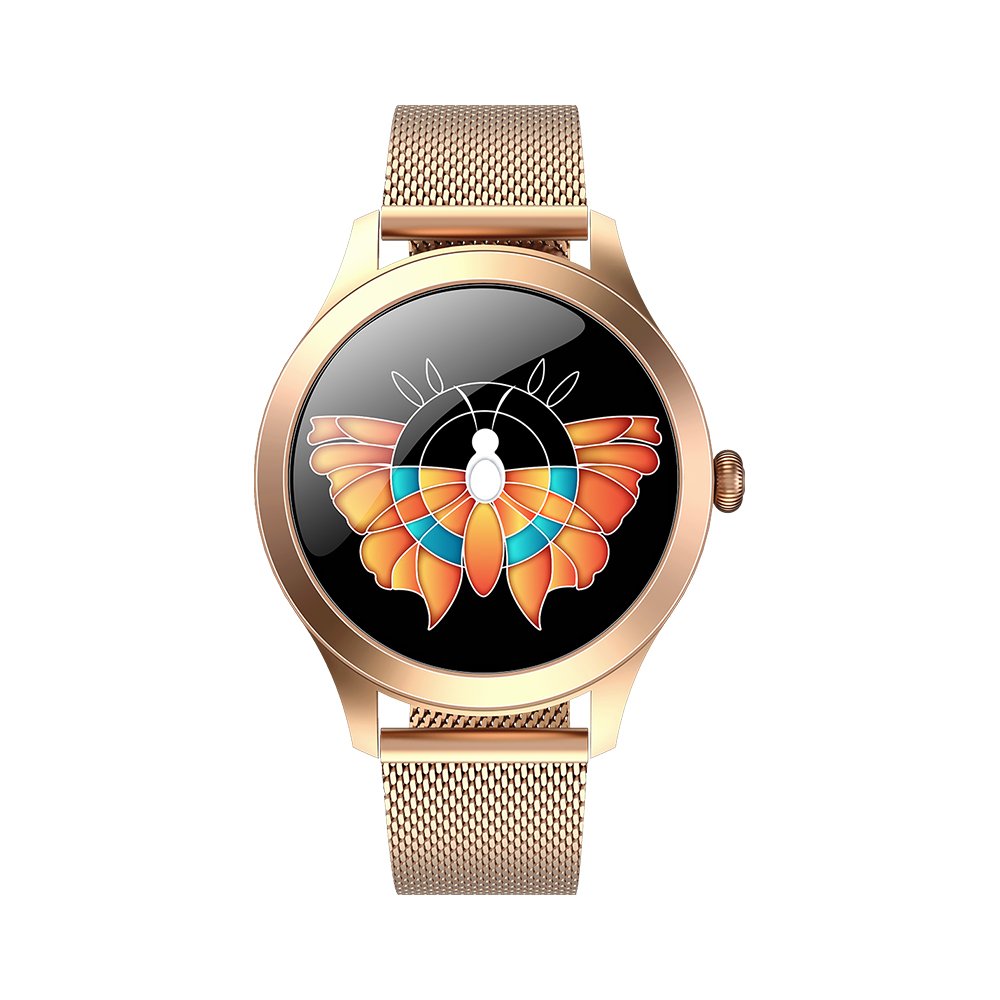 Kingwear KW10PRO Luxury Watch Women Fashion Rose Gold Waterproof Smart Watch for Ladies