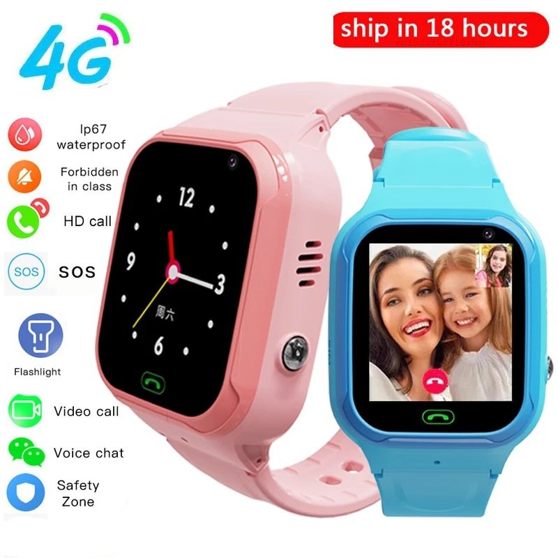 4G Kids Smart Watch Build in GPS Touch Screen Android Smartwatch With SIM Card For Calling