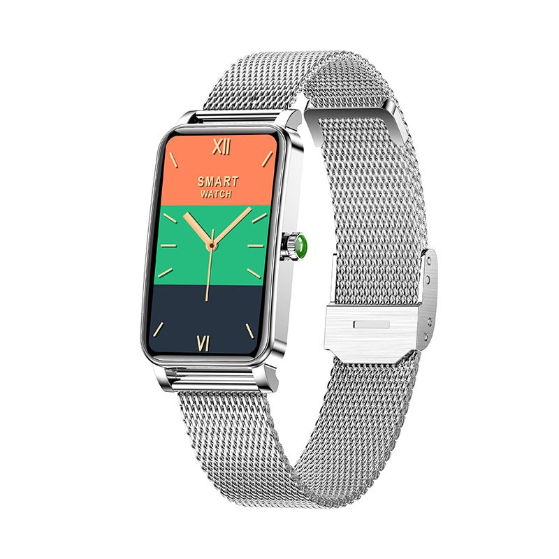 Luxury women wristwatch mobile phone ZX19 stainless steel fashion smart watch ip68 waterproof bt call reloj smart watch 2023