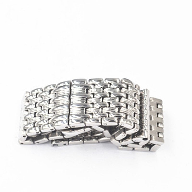 New arrival 22 mm nine beads 304 stainless steel solid changeable watch strap for smart watch smart bracelet