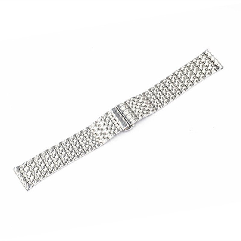 New arrival 22 mm nine beads 304 stainless steel solid changeable watch strap for smart watch smart bracelet
