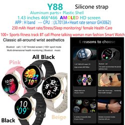 Y88-AMOLED-woman-man-sport-smart-watch