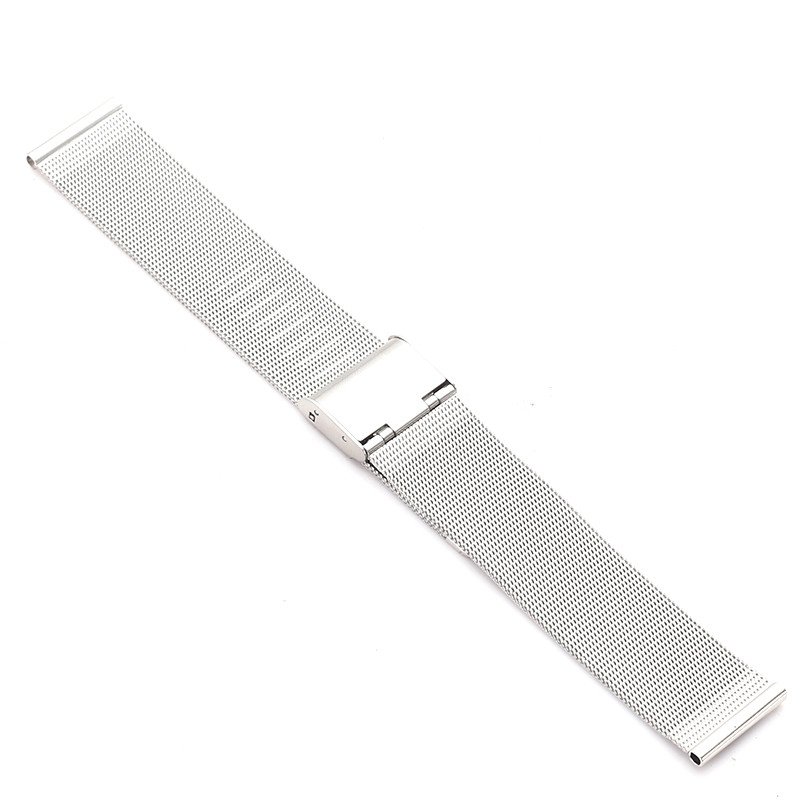 18mm 20mm 22mm stainless steel metal mesh milanese buckle replacement smart watch band strap for Samsung galaxy watch for Huawei