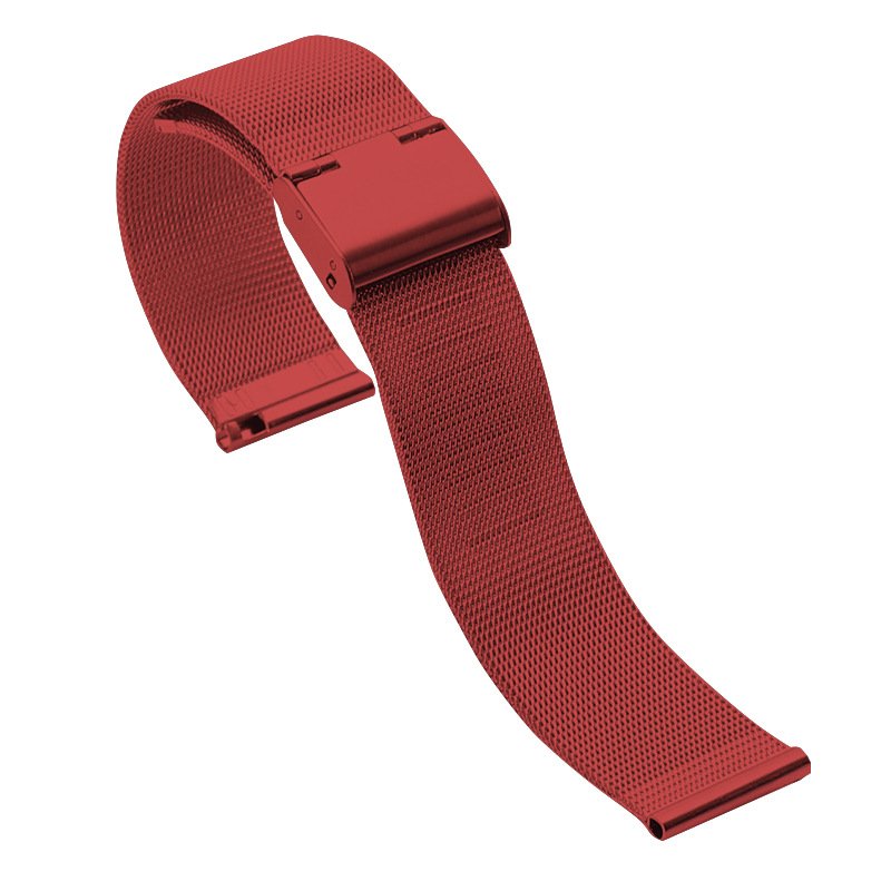 18mm 20mm 22mm stainless steel metal mesh milanese buckle replacement smart watch band strap for Samsung galaxy watch for Huawei