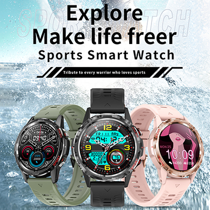 Smart Watch IOS Android Men Women Sport Watch Pedometer Fitness Bracelet Watches BT Call Waterproof With Blood