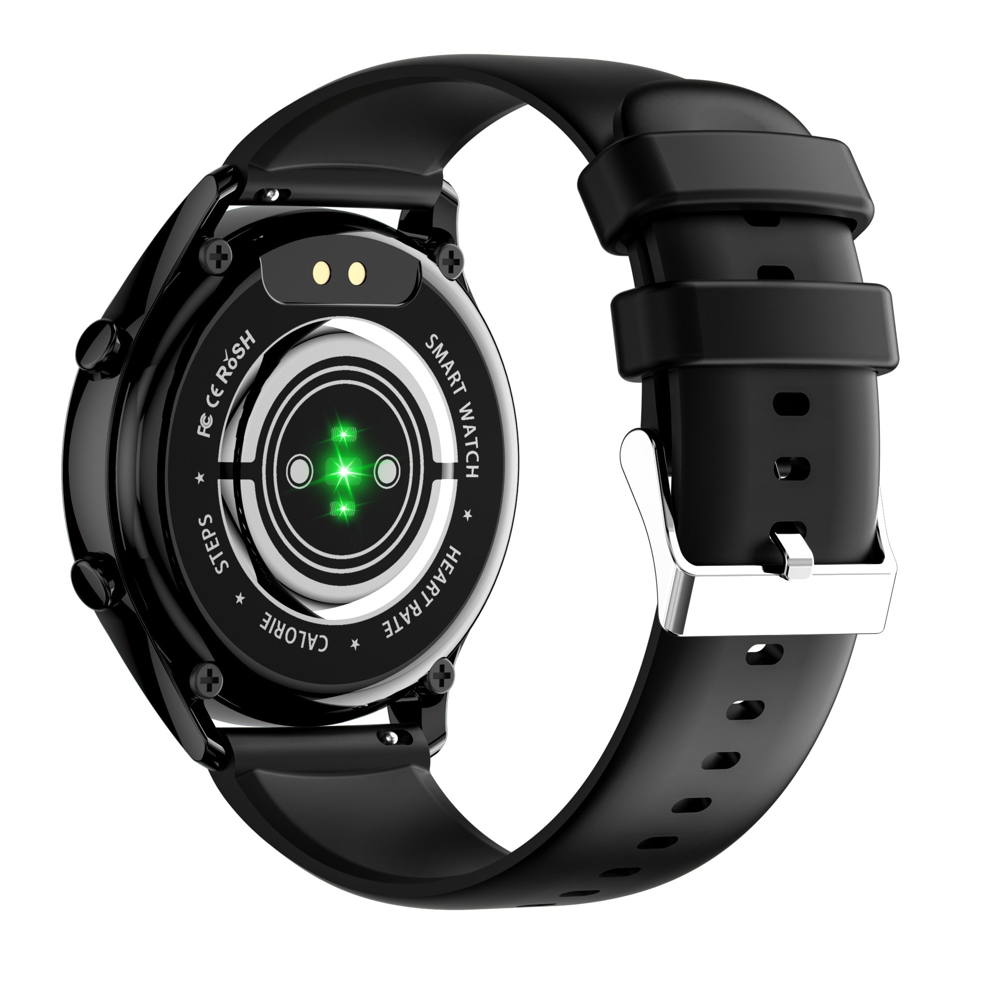 New Multifunctional Smart Watch 2023 Alloy Case Silicon Strap Smart Watch, Support Multiple Sports Modes