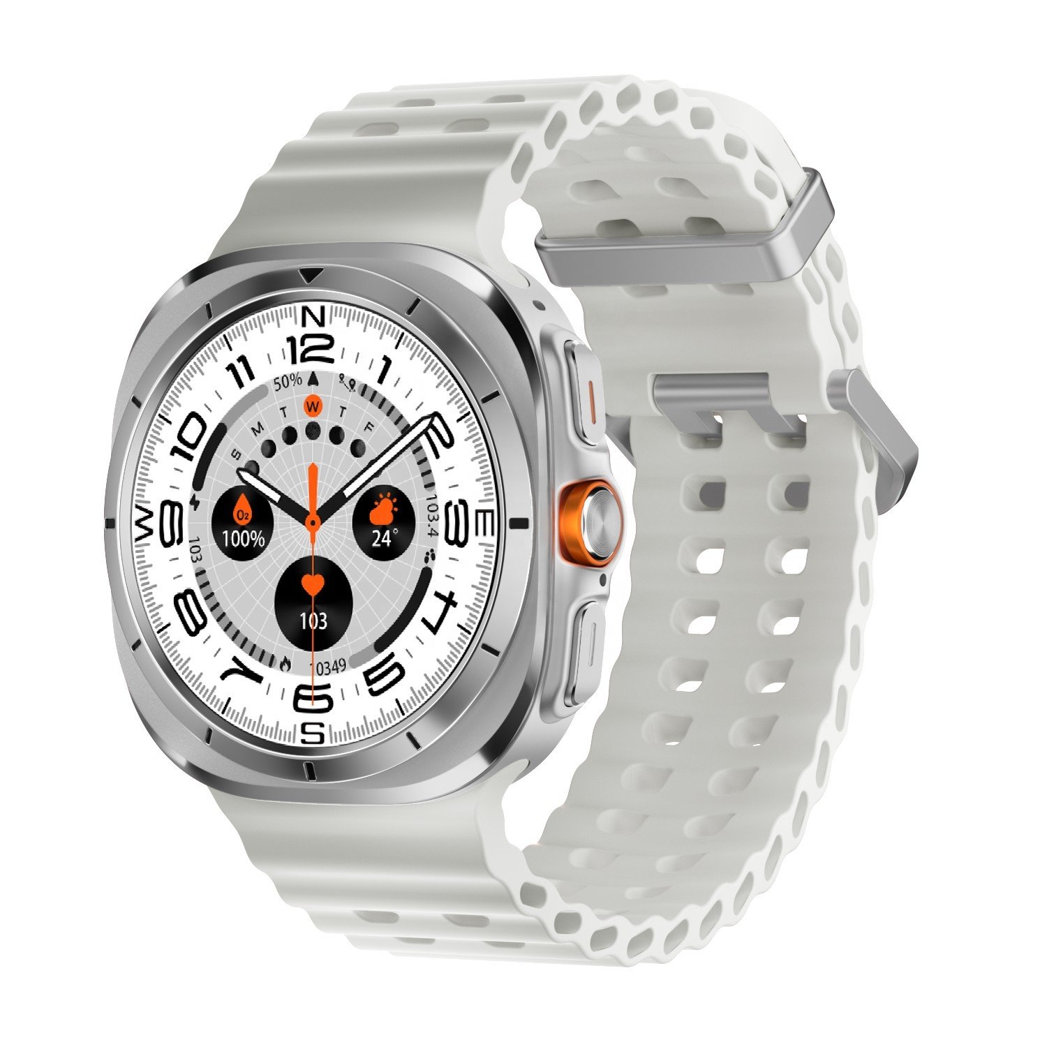 Big Battery Smartwatch BT Call Compass W7 Health Fitness Tracker Relojes inteligentes IP68 Waterproof Outdoor Sport Smart Watch