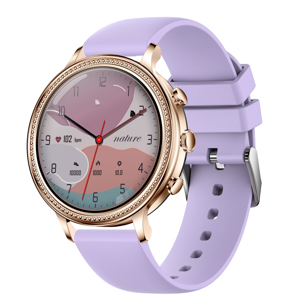 2023 Newest Fashion Lady Smartwatch V60 1.39inch screen for women BT call NFC IP67 waterproof Women's watches