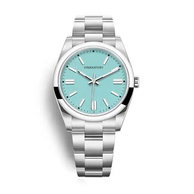 Selling Halloween Christmas Present Fashion Jewelry Luxury Brand Colorful Dial Steel Strap 2813 Movement Automatic Watch for Men