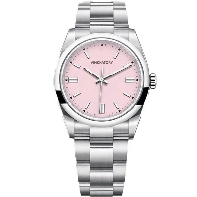 Selling Halloween Christmas Present Fashion Jewelry Luxury Brand Colorful Dial Steel Strap 2813 Movement Automatic Watch for Men
