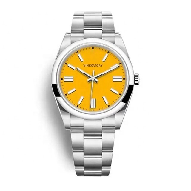 Selling Halloween Christmas Present Fashion Jewelry Luxury Brand Colorful Dial Steel Strap 2813 Movement Automatic Watch for Men