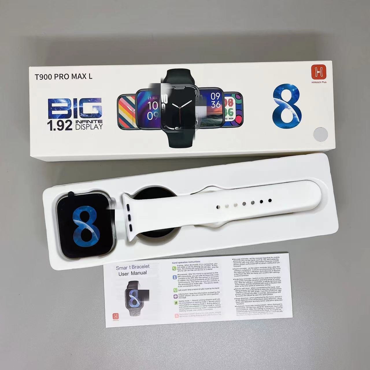 2024 Latest Watch 8 T900 Pro Max L I8 Pro Max Series 8 Smartwatch T900 Reloj Intelligente Serie 8 Smart Watch Pk T900 Pro Max