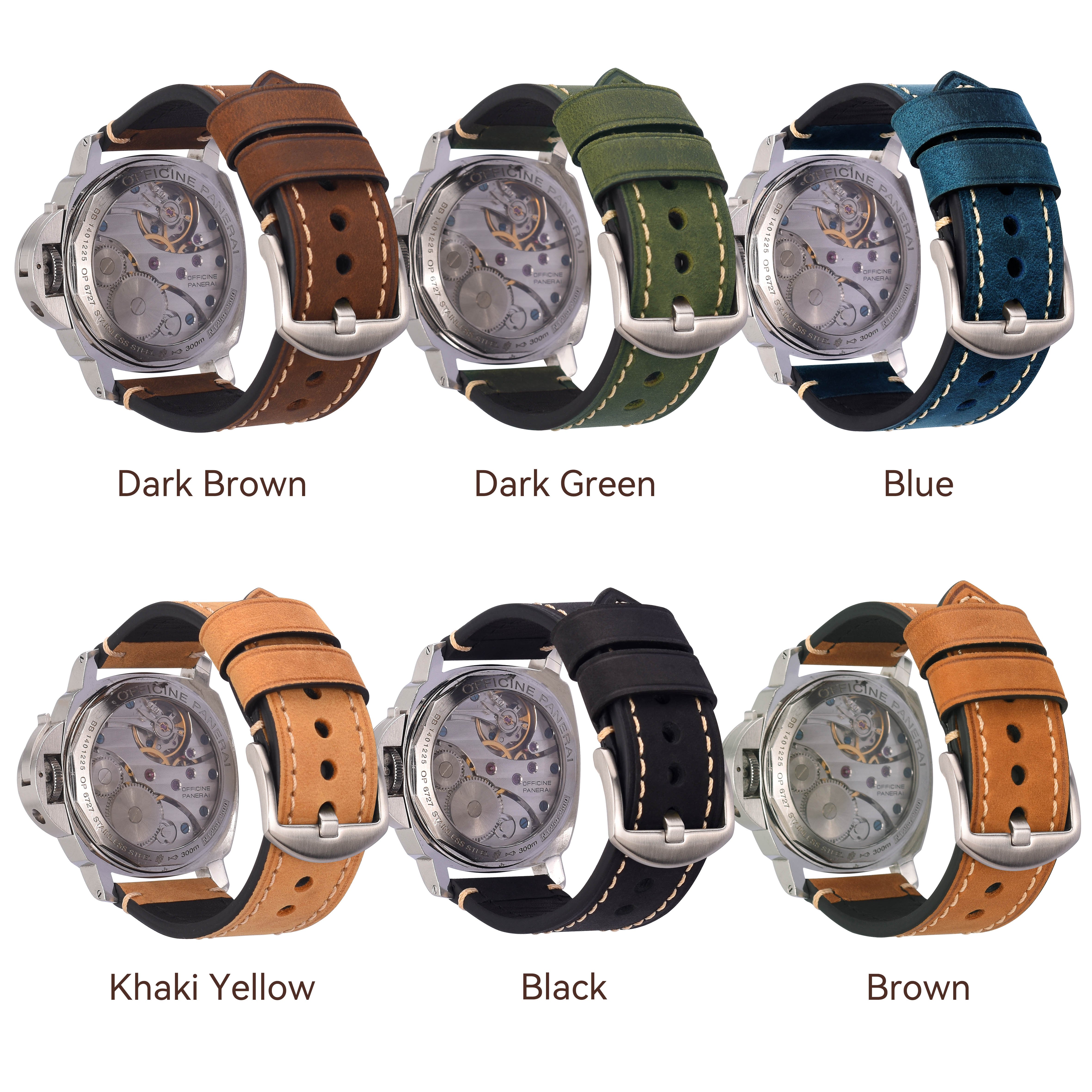 Watch Strap for Smart Watch Genuine Leather Belts for Men Women Luxury Charm Watch bands Accessories with Stainless Steel Buckle