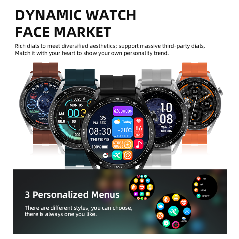 Hot Selling HW 3 pro smart watch men wireless charging smart watch HW3 pro Smart Watch touch screen round smartwatch