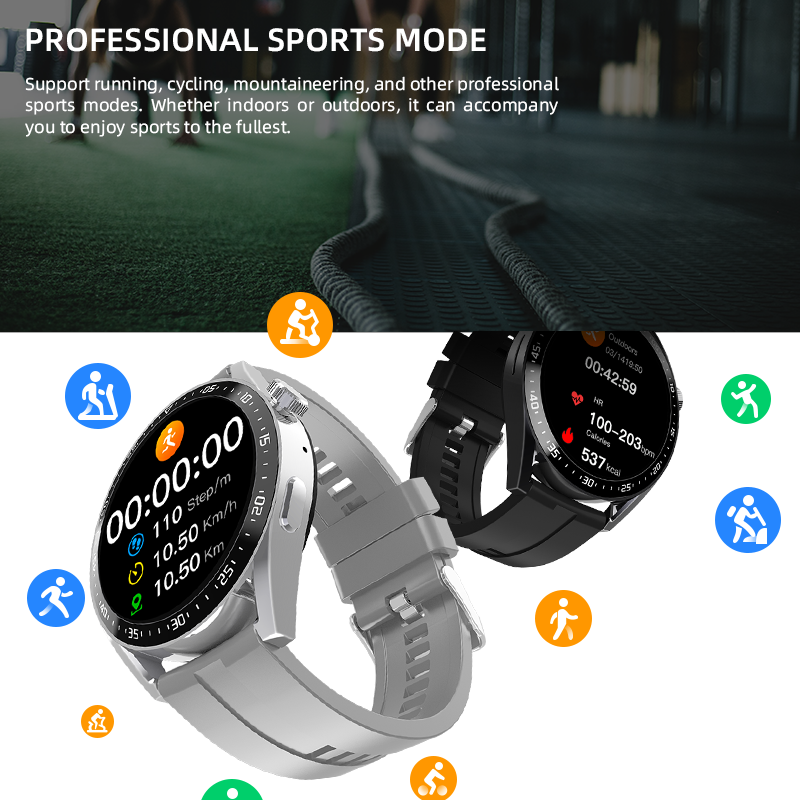 Hot Selling HW 3 pro smart watch men wireless charging smart watch HW3 pro Smart Watch touch screen round smartwatch