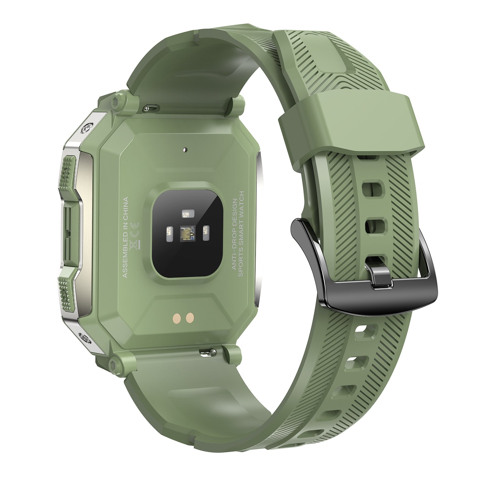 Large Battery Smart Watch Bluetooth Fitness Android Alloy Silica Gel IPS IP68 Waterproof Male 1.92 Inches Large Screen 330 Mah