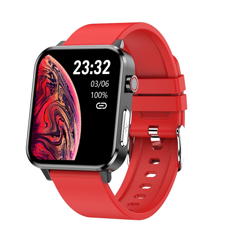 Men PPG ECG E86 Smart Watch With Body Temperature Heart Rate Blood Pressure Monitor Smartwatch 1.7inch Fitness Sports Watch E86