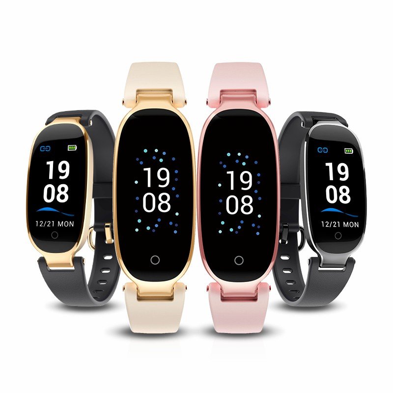 New Ladies Smart Watch Band IP67 Waterproof Fitness Wristband Activity Tracker for Women