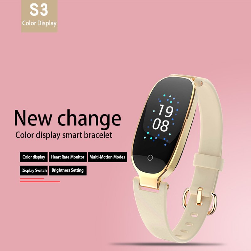 New Ladies Smart Watch Band IP67 Waterproof Fitness Wristband Activity Tracker for Women