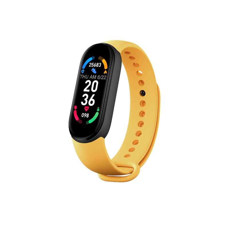 2024 M6 Sport Smart Watch Men Women Fitness Tracker Wristband Heart Rate Monitor Music Player Bracelet Android iOS Camera