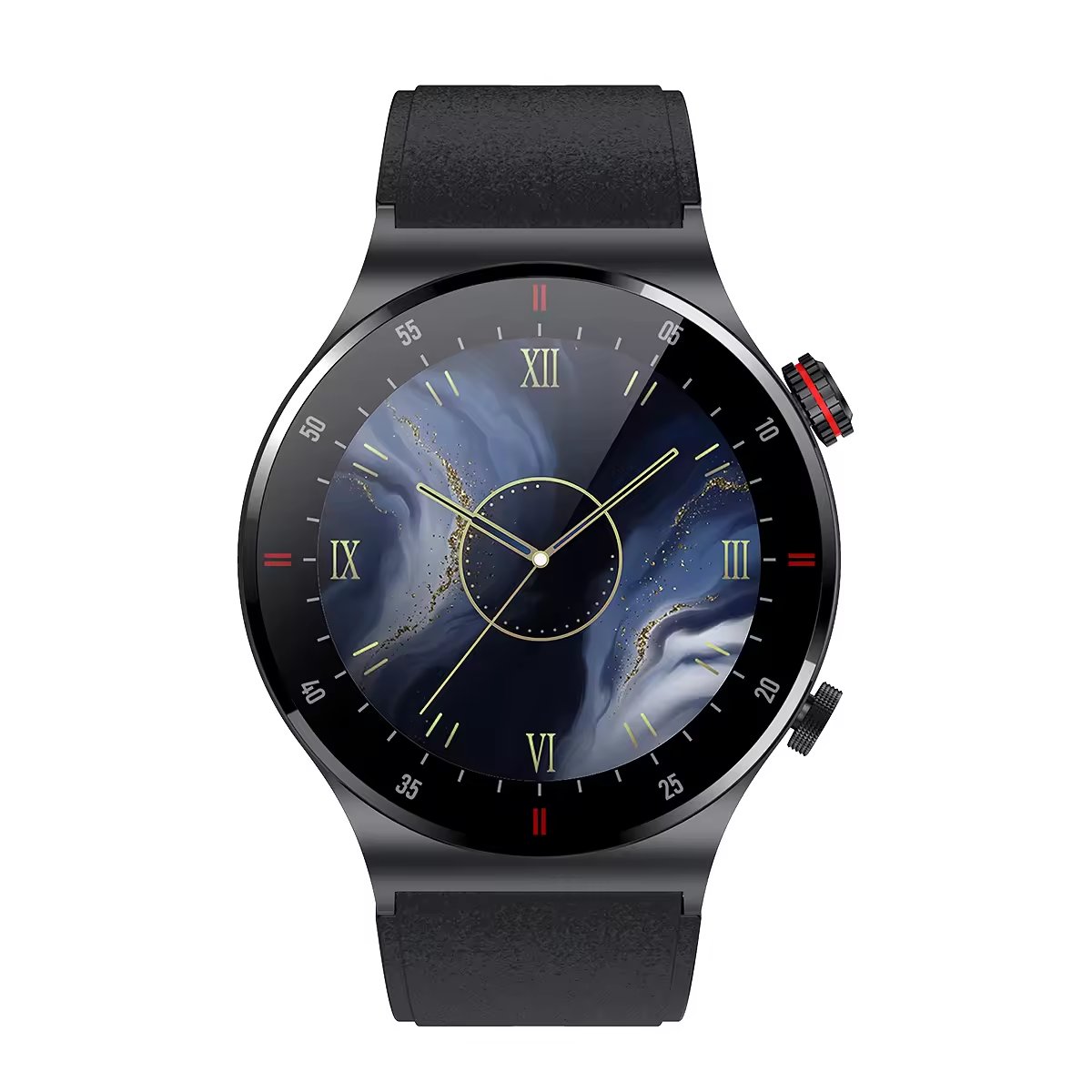 2024 Men Smartwatch Stainless Steels Smart Bcelet Health Monitoring BT Call Waterproof 1.28" Round Screen NFC Smart Watch QW33