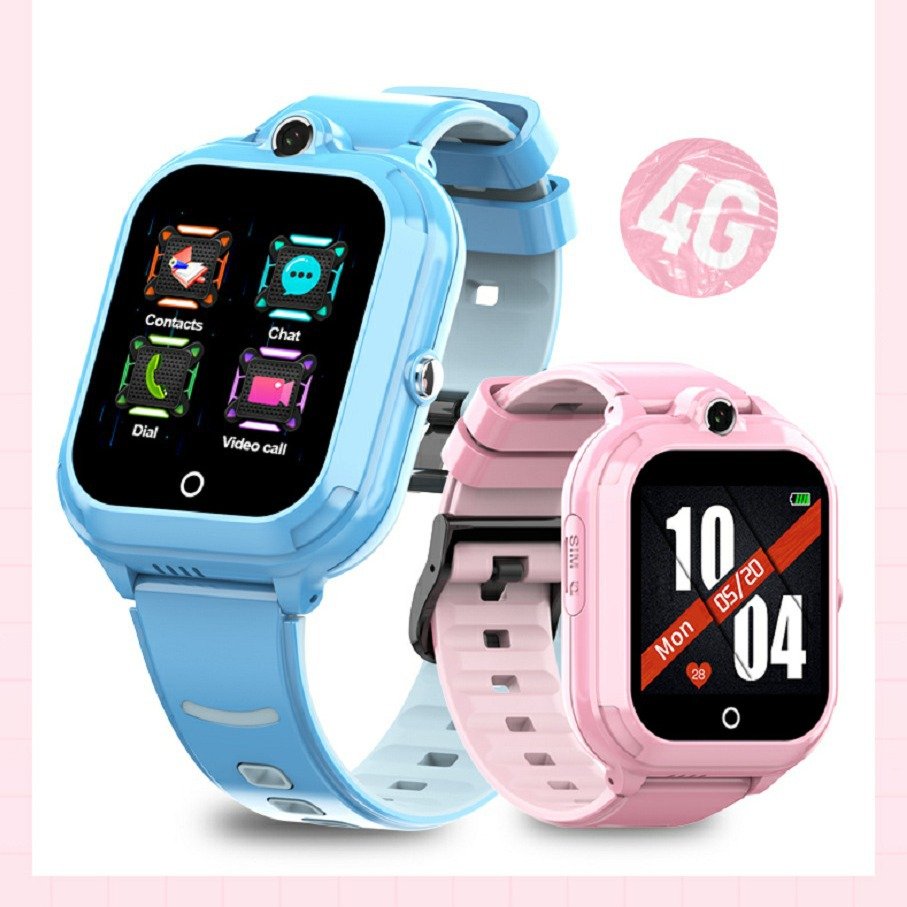 Kids GPS Smart Watch M01 Amoled Screen IP67 Waterproof LBS WIFI Location 4G Sim SOS Video Call Smartwatch