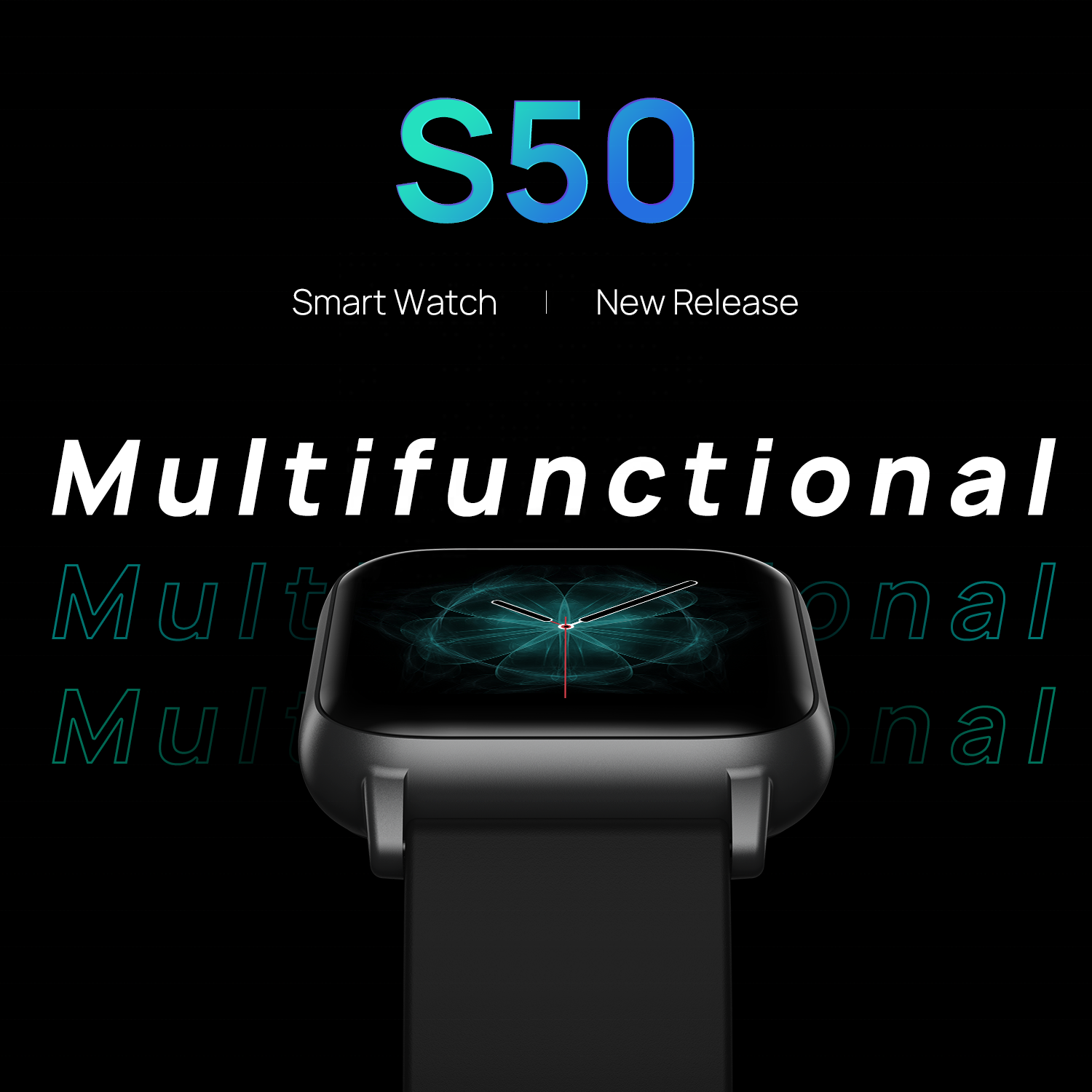 2023 new smartwatch body temperature monitor touch screen Smart watch S50 watches blood pressure