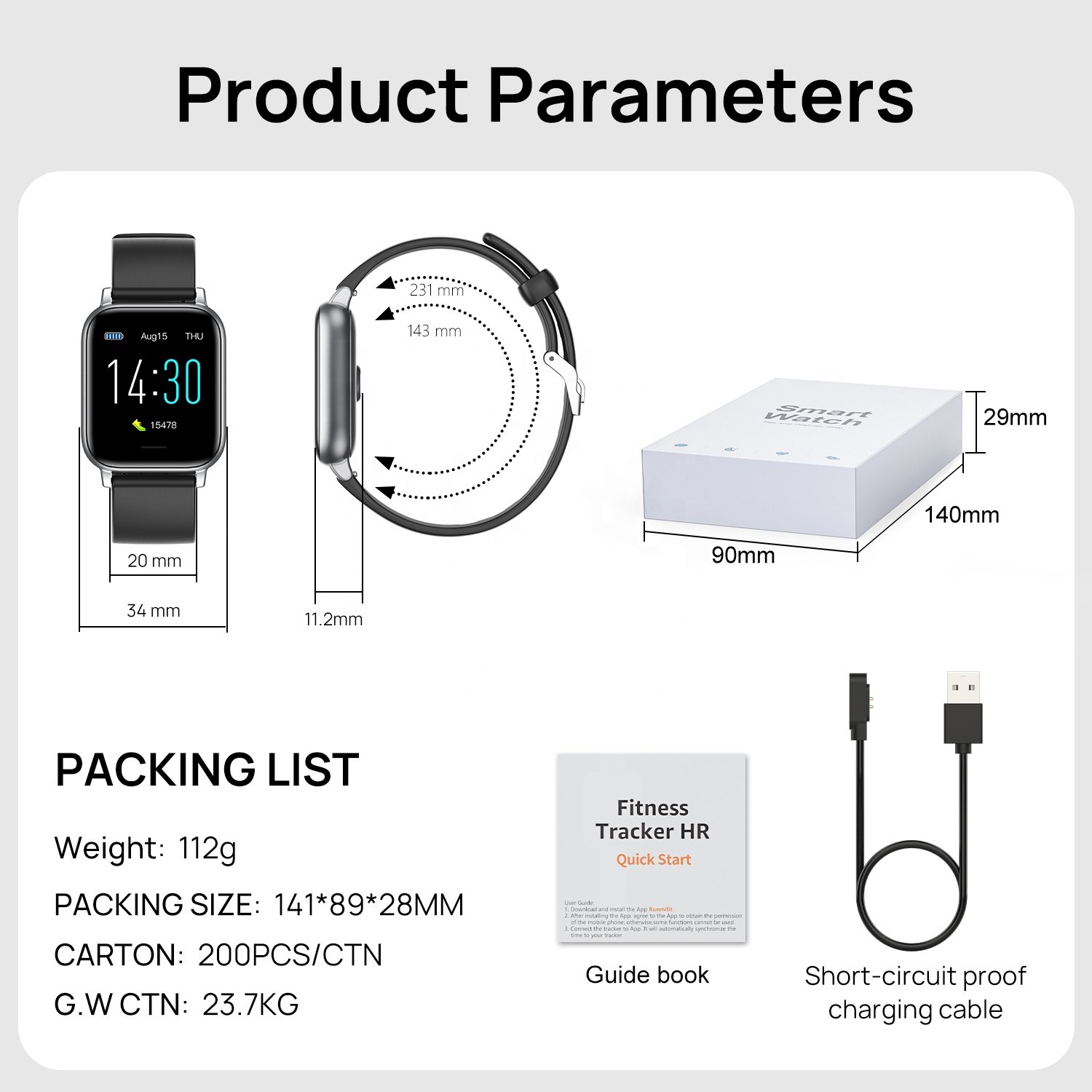 2023 new smartwatch body temperature monitor touch screen Smart watch S50 watches blood pressure