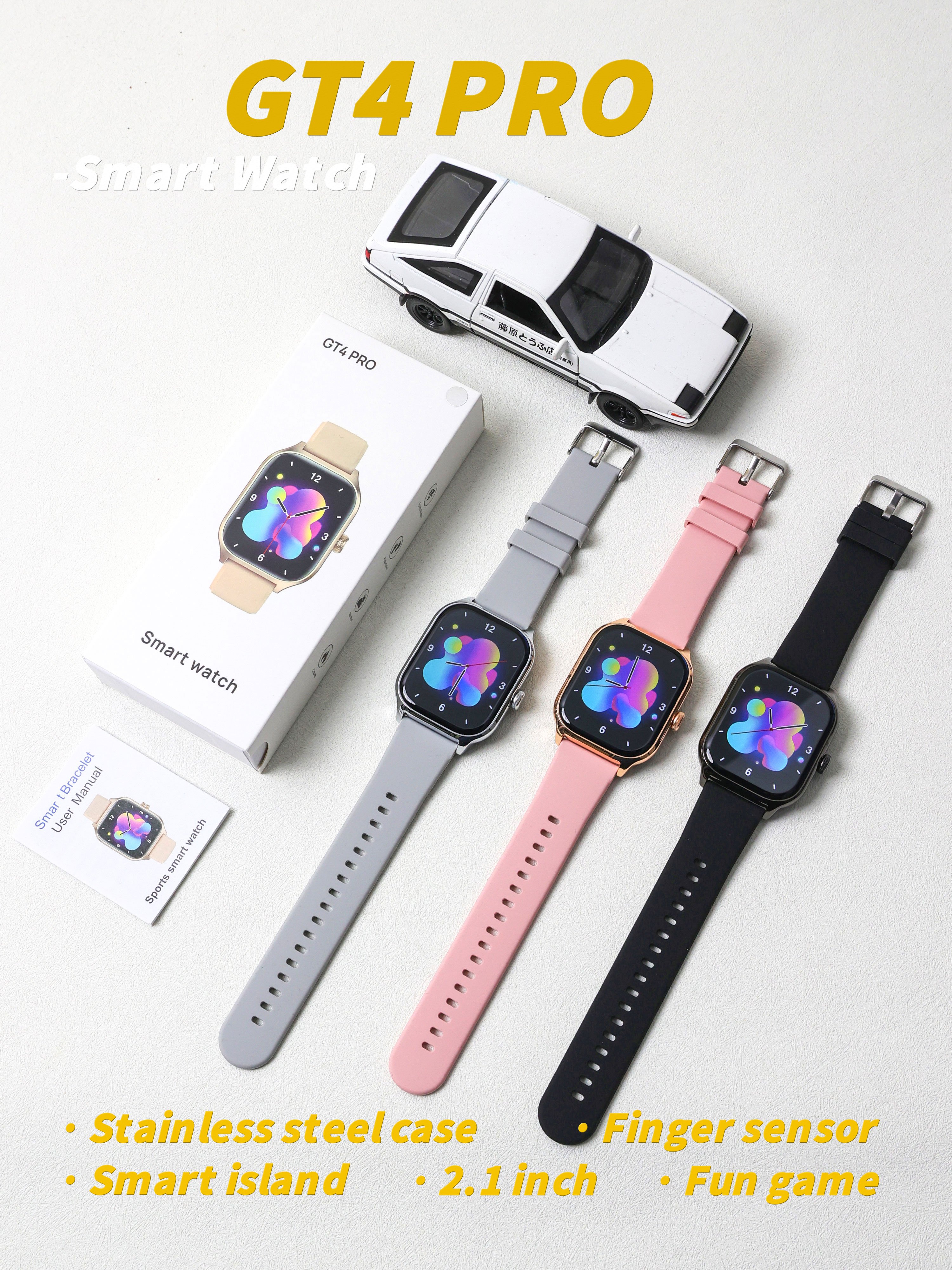 2024 New Watch GT4 PRO Smartwatch Series 9 Smart Watch FitPro waterproof fitness watch