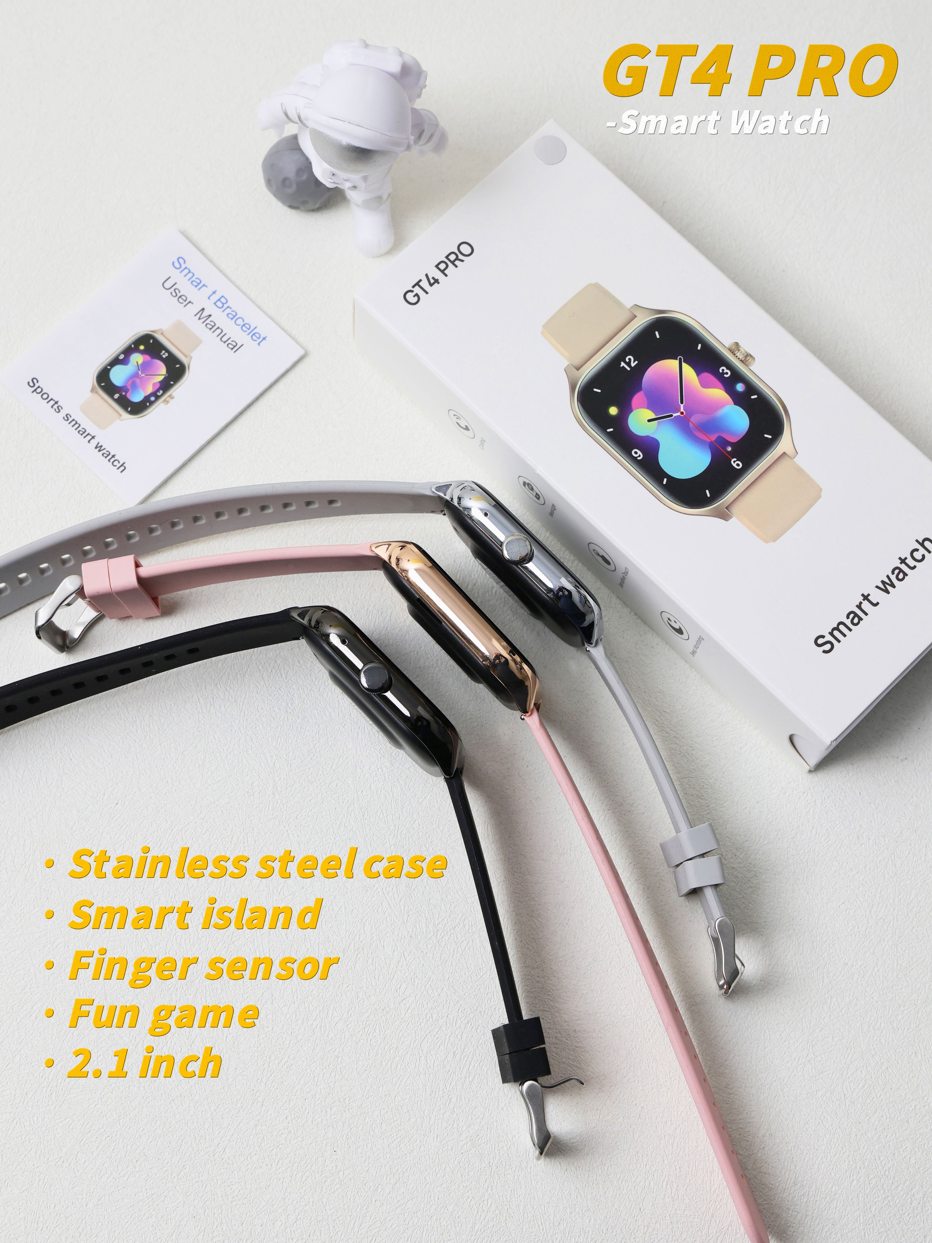 2024 New Watch GT4 PRO Smartwatch Series 9 Smart Watch FitPro waterproof fitness watch