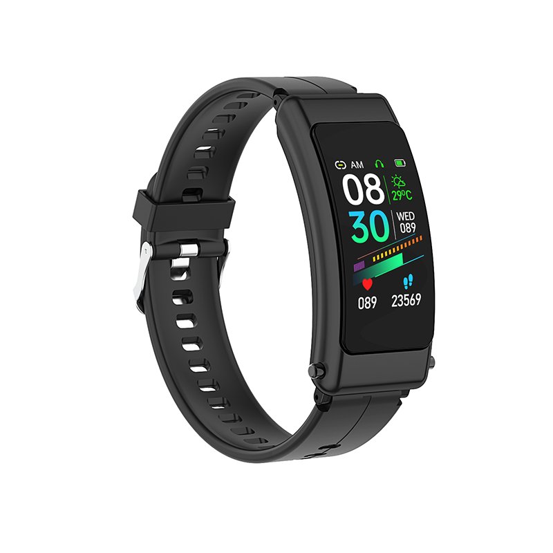 Smartwatch 2 in 1 Headset Touch Screen BT-compatible Earphone watch Pedometer Fitness Sports Heart Rate Monitor Smart Bracelet
