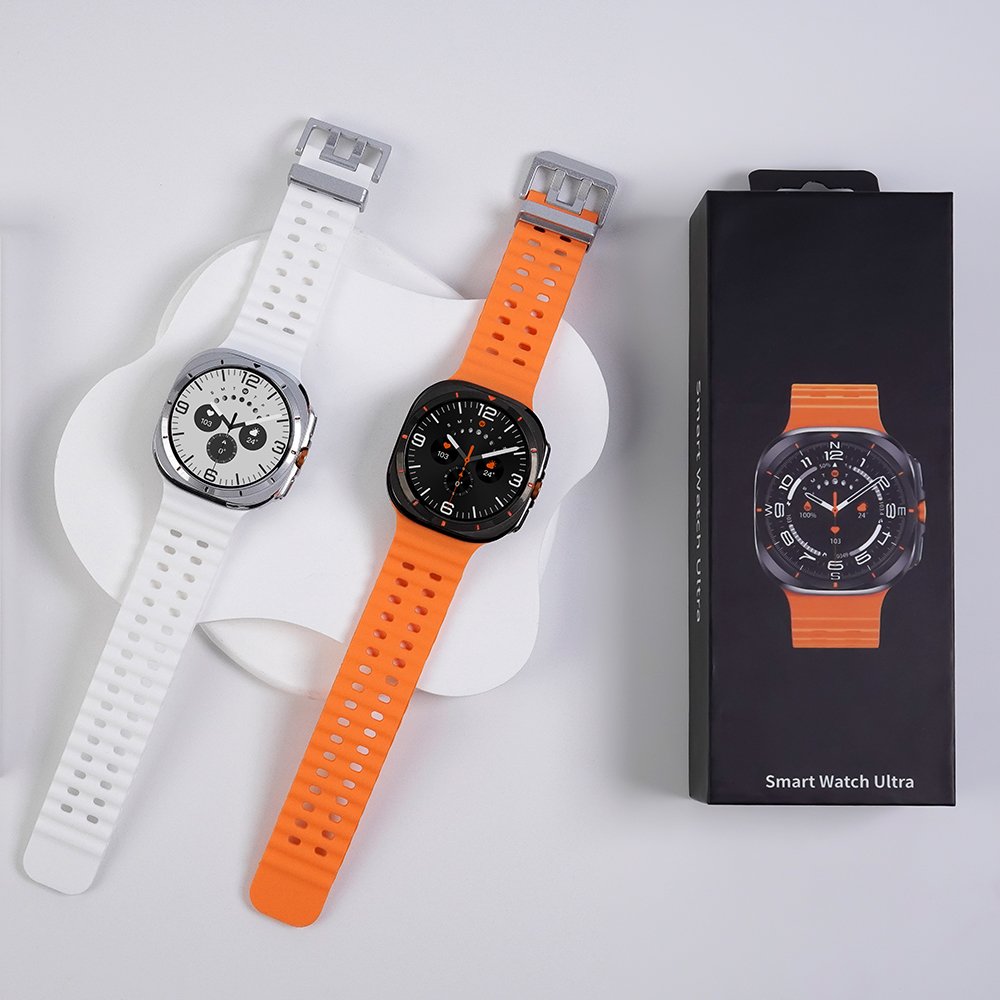 2024 New For Samsung Smart Watch Men 1.43 inch IP68 Waterproof GPS Sport AI Voice BT Calling Smartwatches For Galaxy Watch Ultra