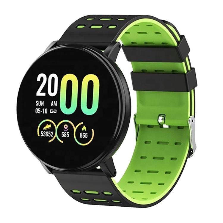 1.44inch HD round touch screen Fitness Tracker 119plus smart bracelet 119p smart watch 119 plus waterproof smart band