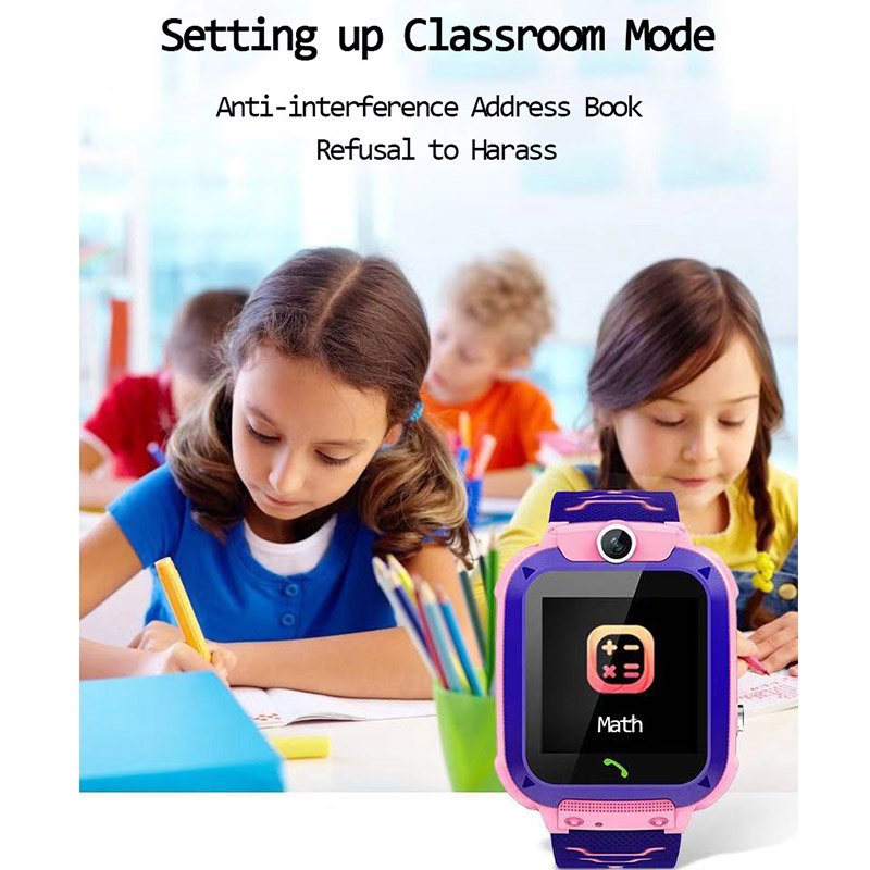 GPS Navigation Kids Smart watch Q12 Touch Screen IP67 waterproof Sport Watch Answer Call Funny Games