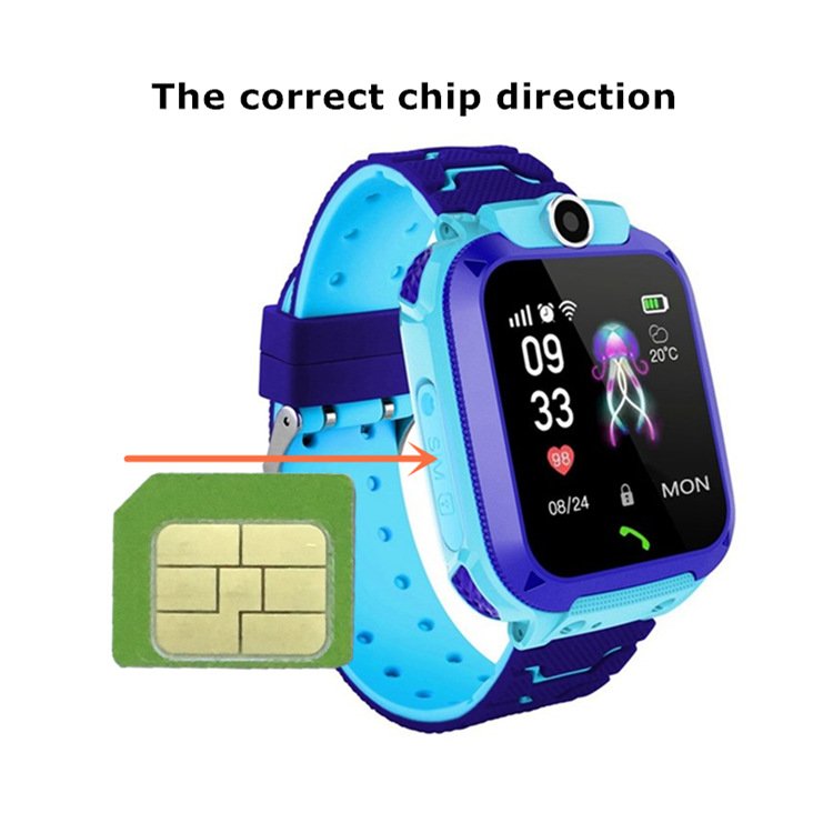 GPS Navigation Kids Smart watch Q12 Touch Screen IP67 waterproof Sport Watch Answer Call Funny Games