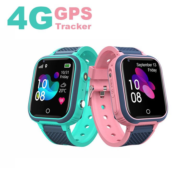 New release 4g kids smart watch LT21 HD video call IP68 waterproof WIFI LBS GPS tracker SOS watch SIM card smart watch children