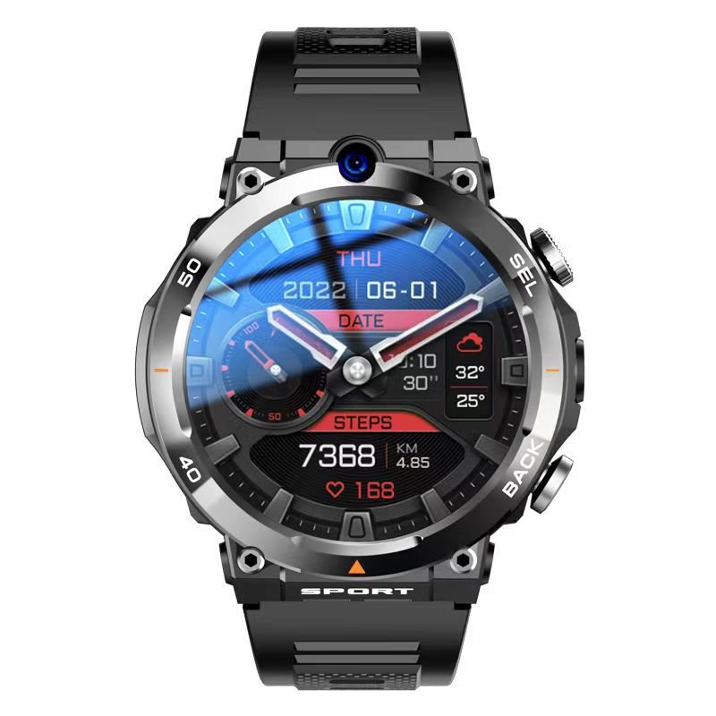 New Arrival Android Smart Watch 4G SIM GPS NFC Dual Cameras IP67 Waterproof 900mAh Standby Battery Video Call Capabilities