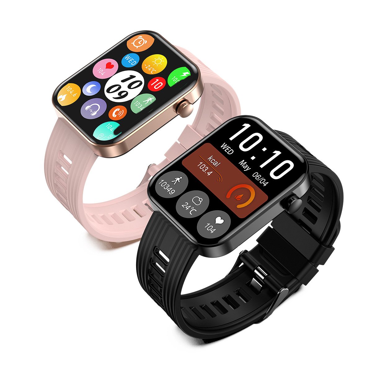 FW10 SmartWatch Waterproof IP67 Heart Rate Blood Pressure Monitoring Sports BT Call Smart Watches