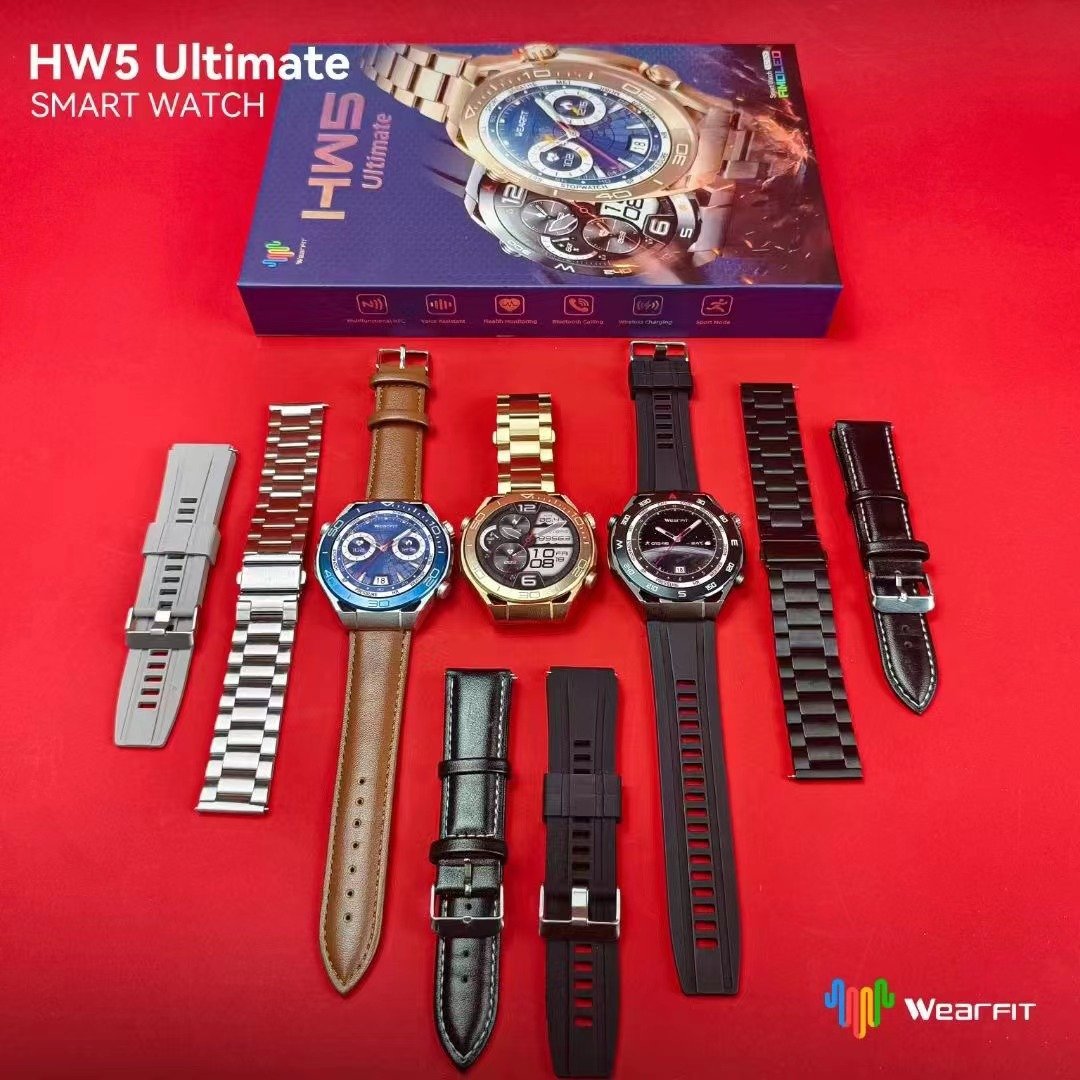 HW5 Ultimate 256M Rom NFC IP67 Amoled Smart Watch 250mAh Heart Rate Blood Pressure Monitoring Inteligente Reloj Smart Bracelet