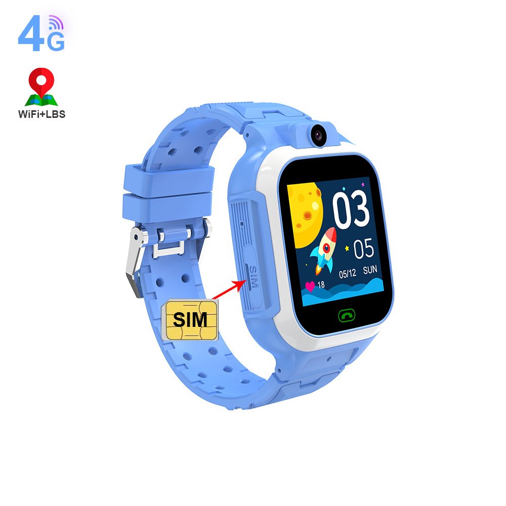 Kids Smart Watch 2023 Long standby time 500mAh battery smartwatch children Video call waterproof 4G SIM watch less than $18