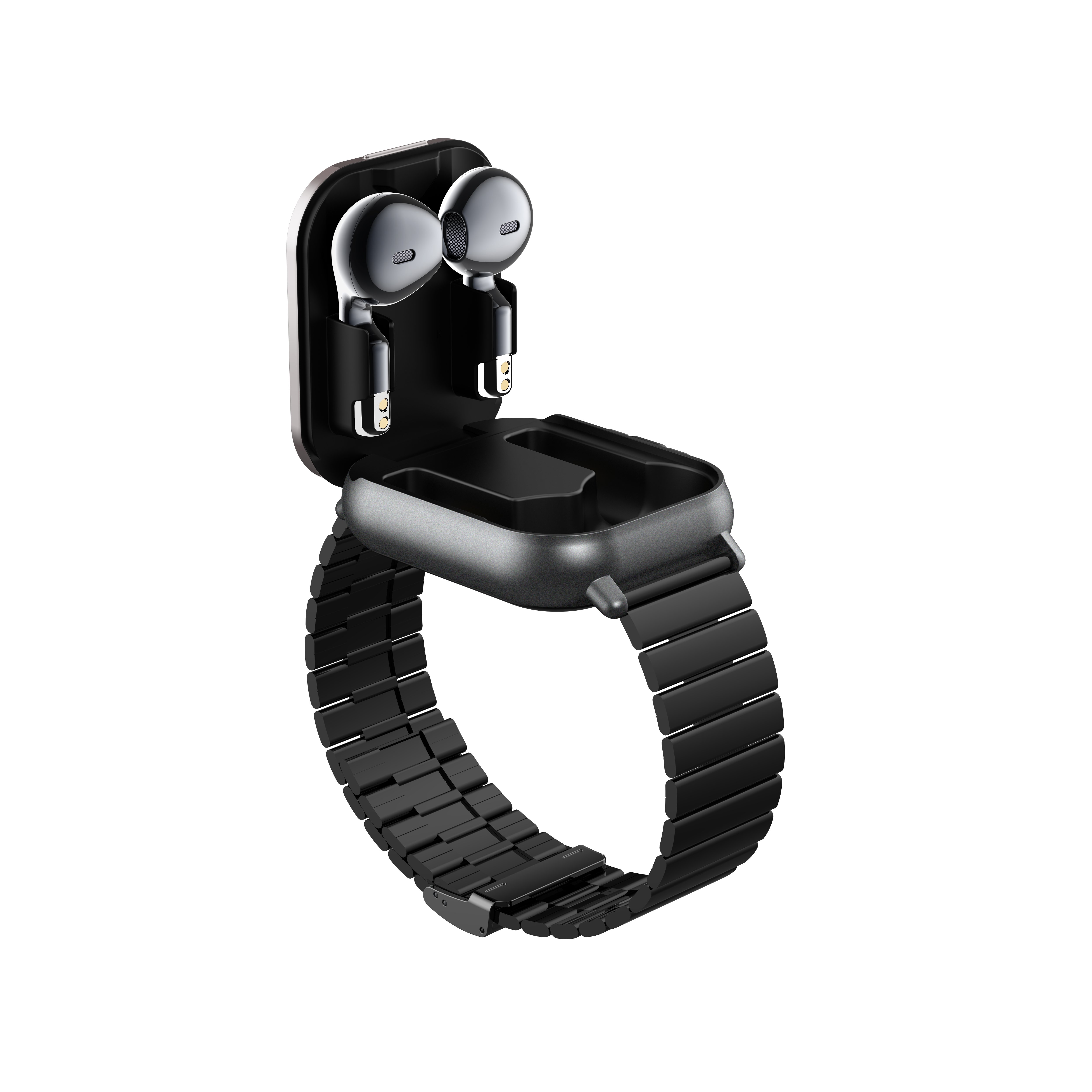 2 In 1 Smartwatch with Earbuds Health Smart Watch With Bluetooth Wireless Ear-pods Health Watch