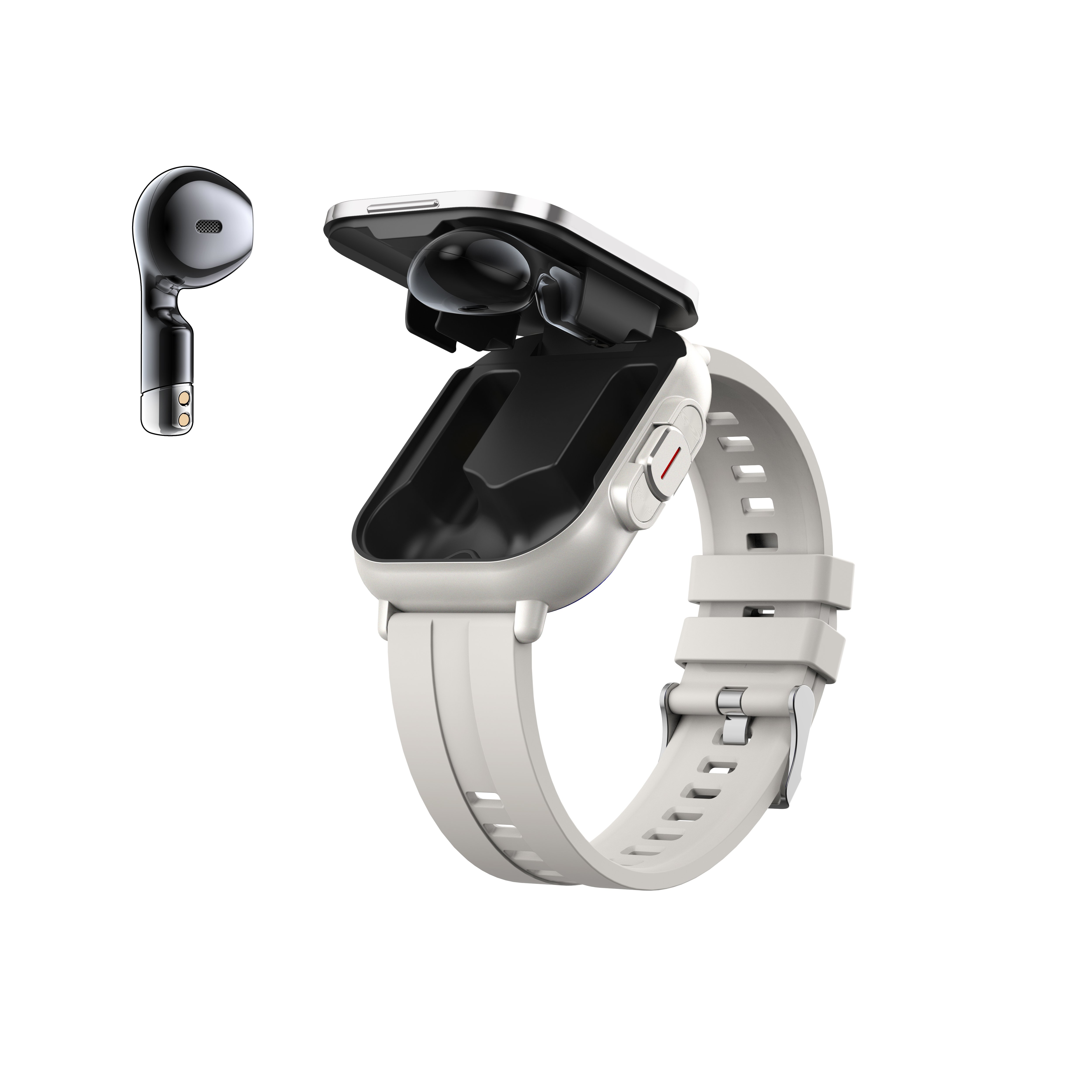 2 In 1 Smartwatch with Earbuds Health Smart Watch With Bluetooth Wireless Ear-pods Health Watch