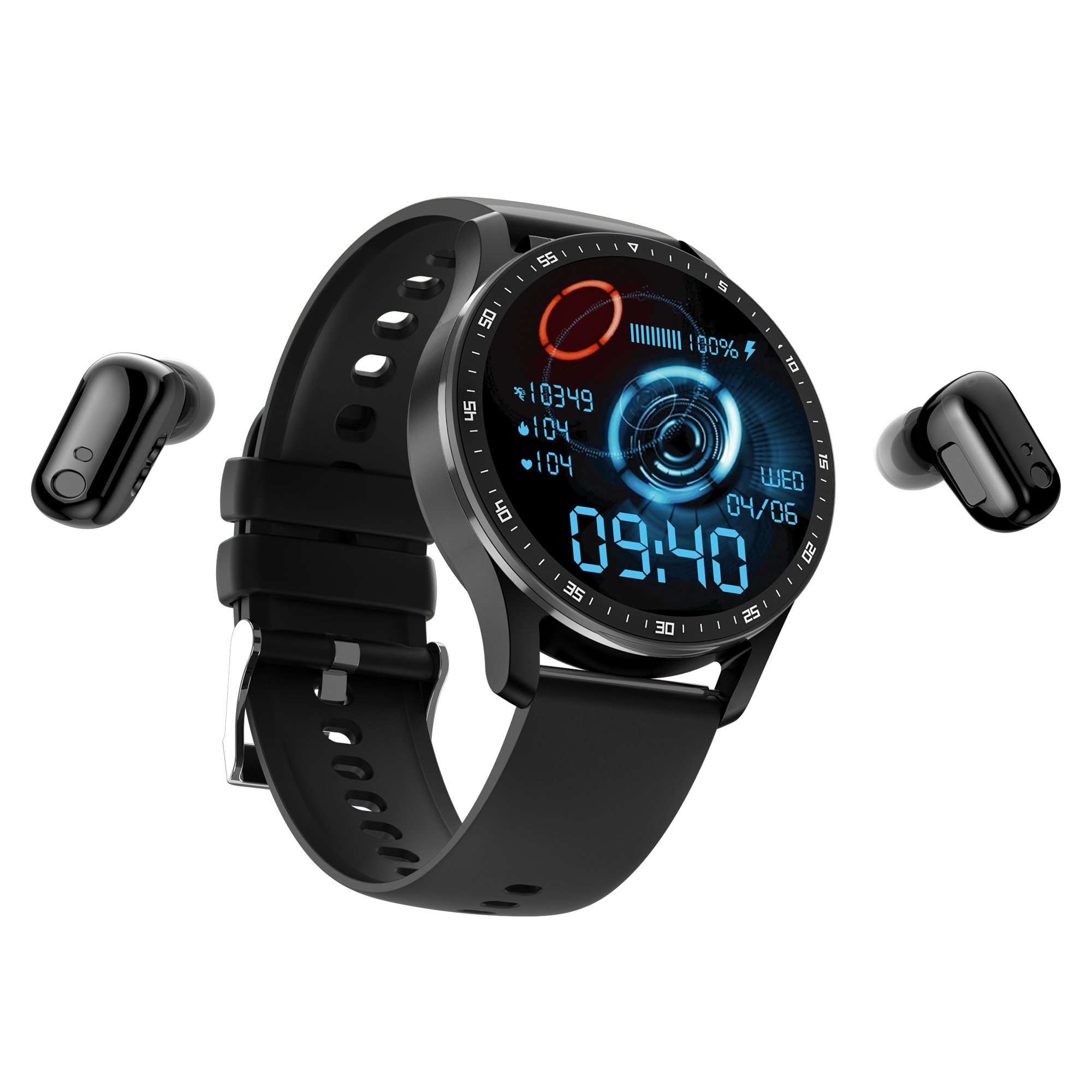 New arrivals 2024 X7 smart watch for men 1.36 inch BT call health monitor smart watch fitness tracker smart watch with earbuds